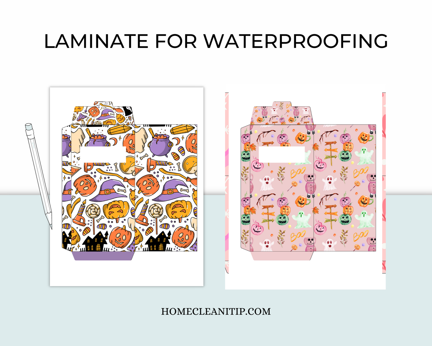 Halloween Set of 5 Cash Envelope Digital Templates (Copy)