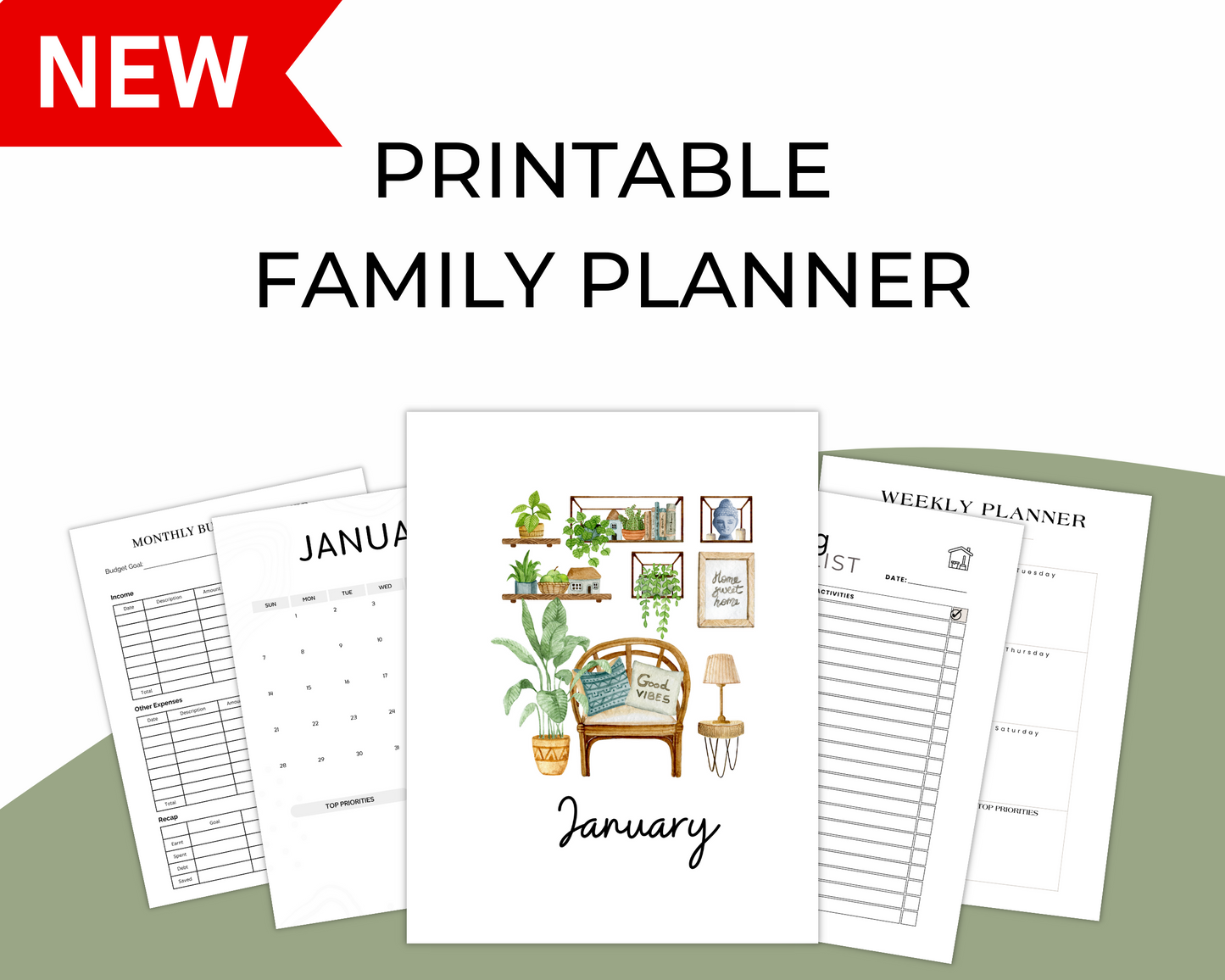 Printable Family Planner