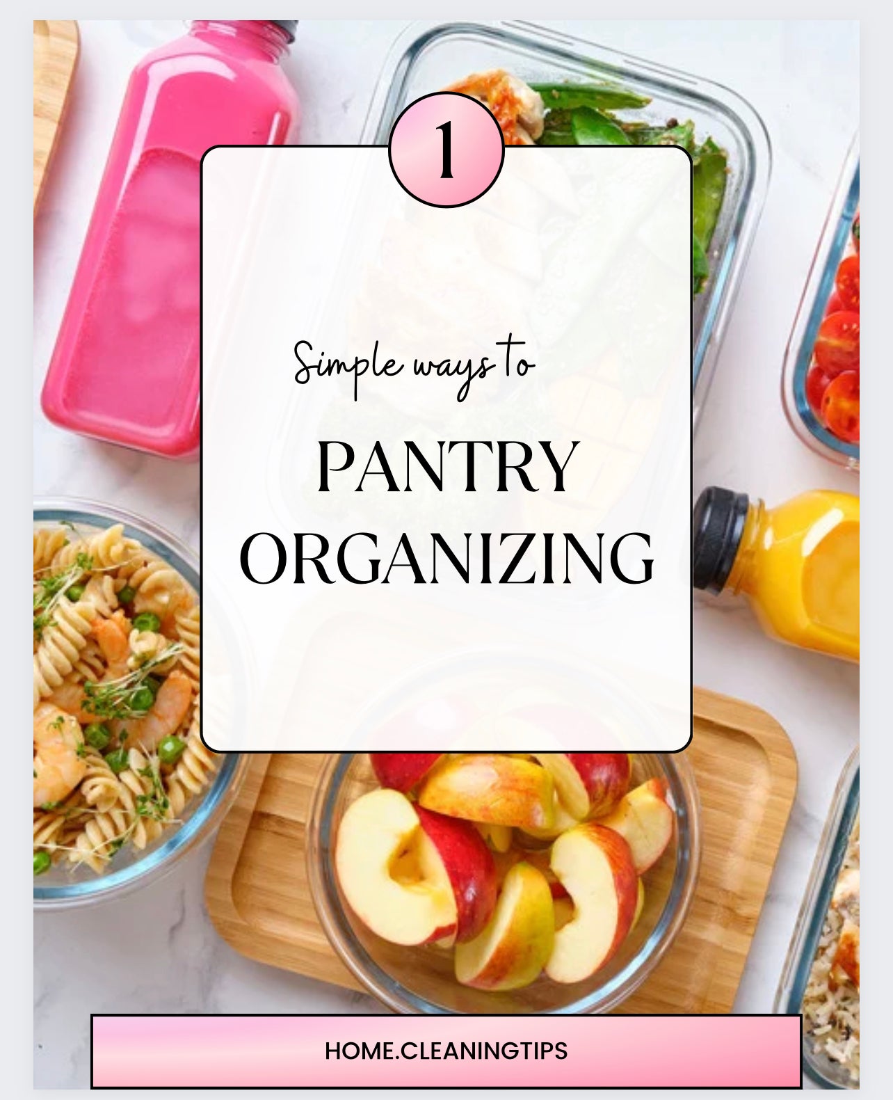Free pantry organizing