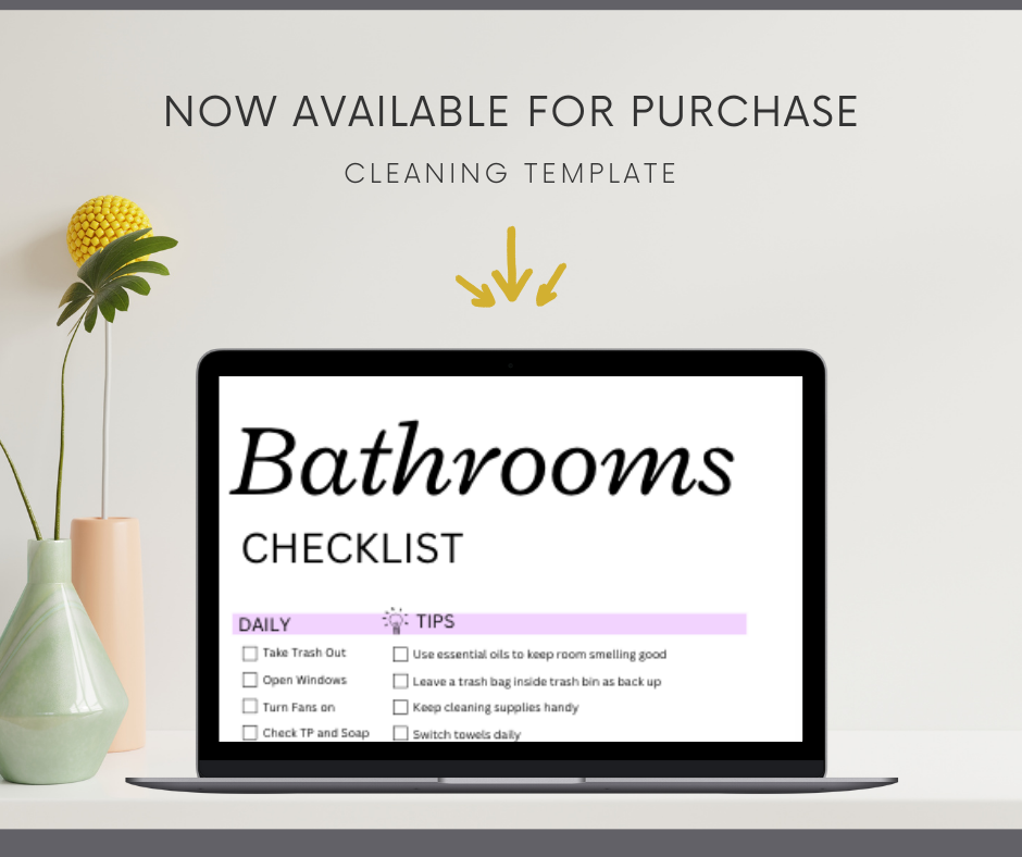 ADHD-Friendly Pre-Filled Cleaning Checklist for Stress-Free Organization