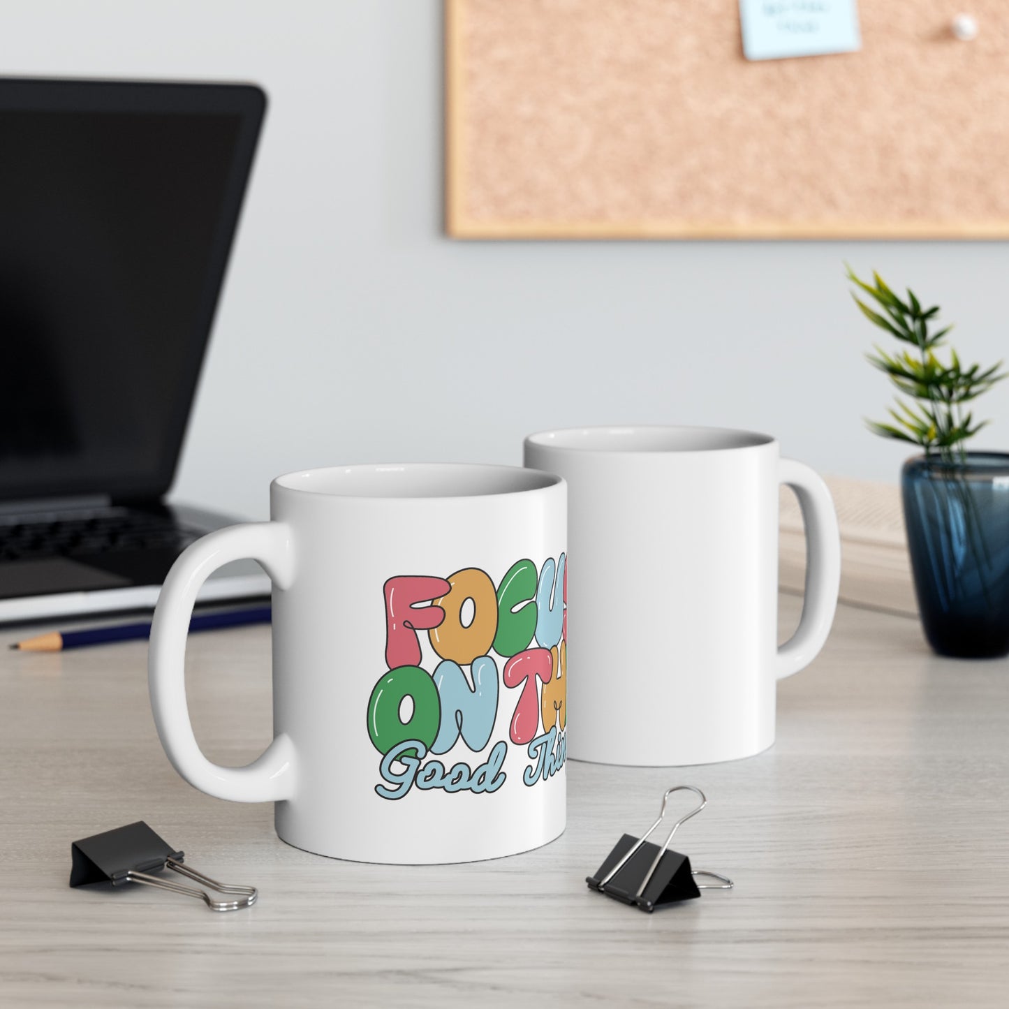 Focus On The Good Ceramic Mug, (11oz, 15oz)