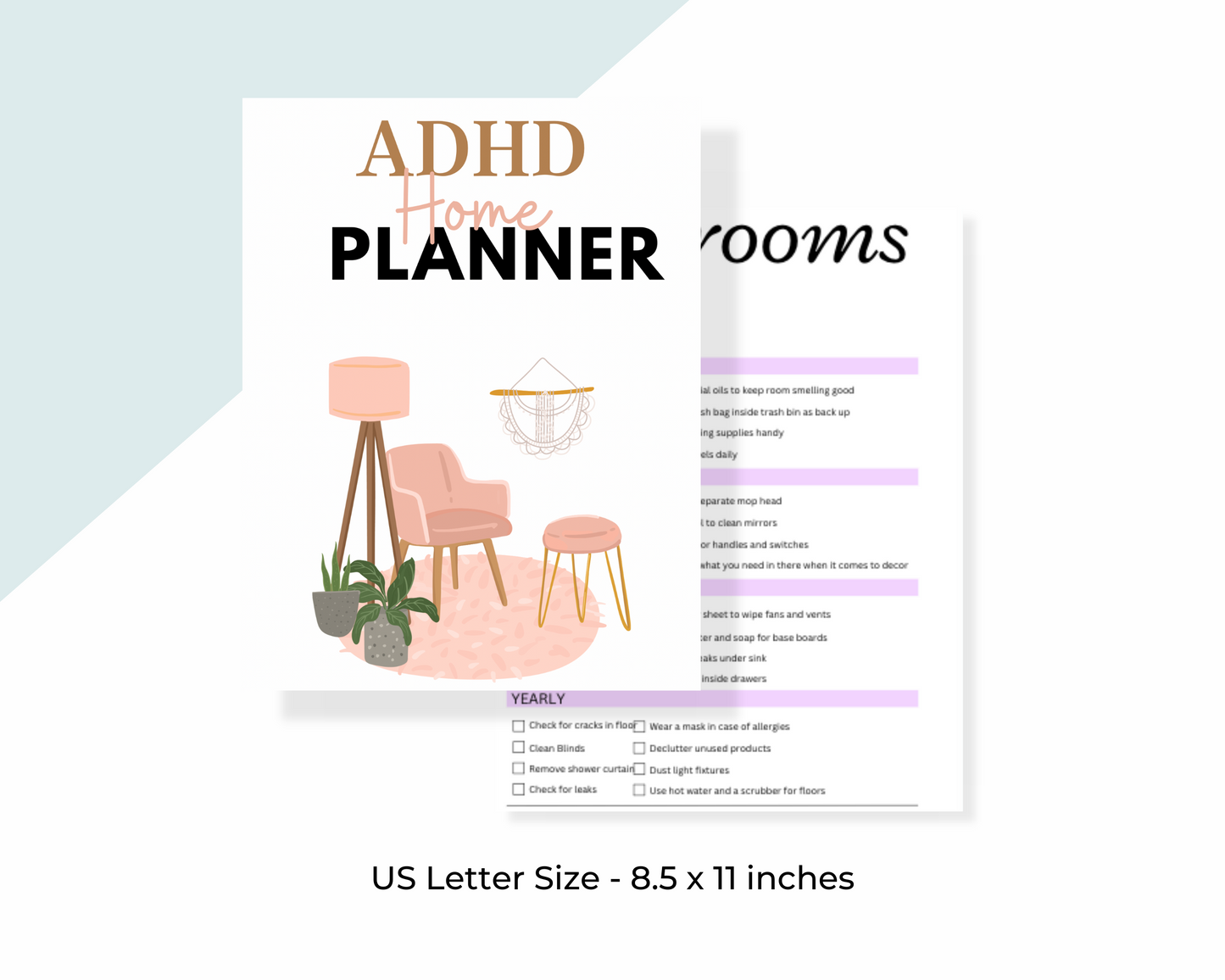 ADHD-Friendly Pre-Filled Cleaning Checklist for Stress-Free Organization