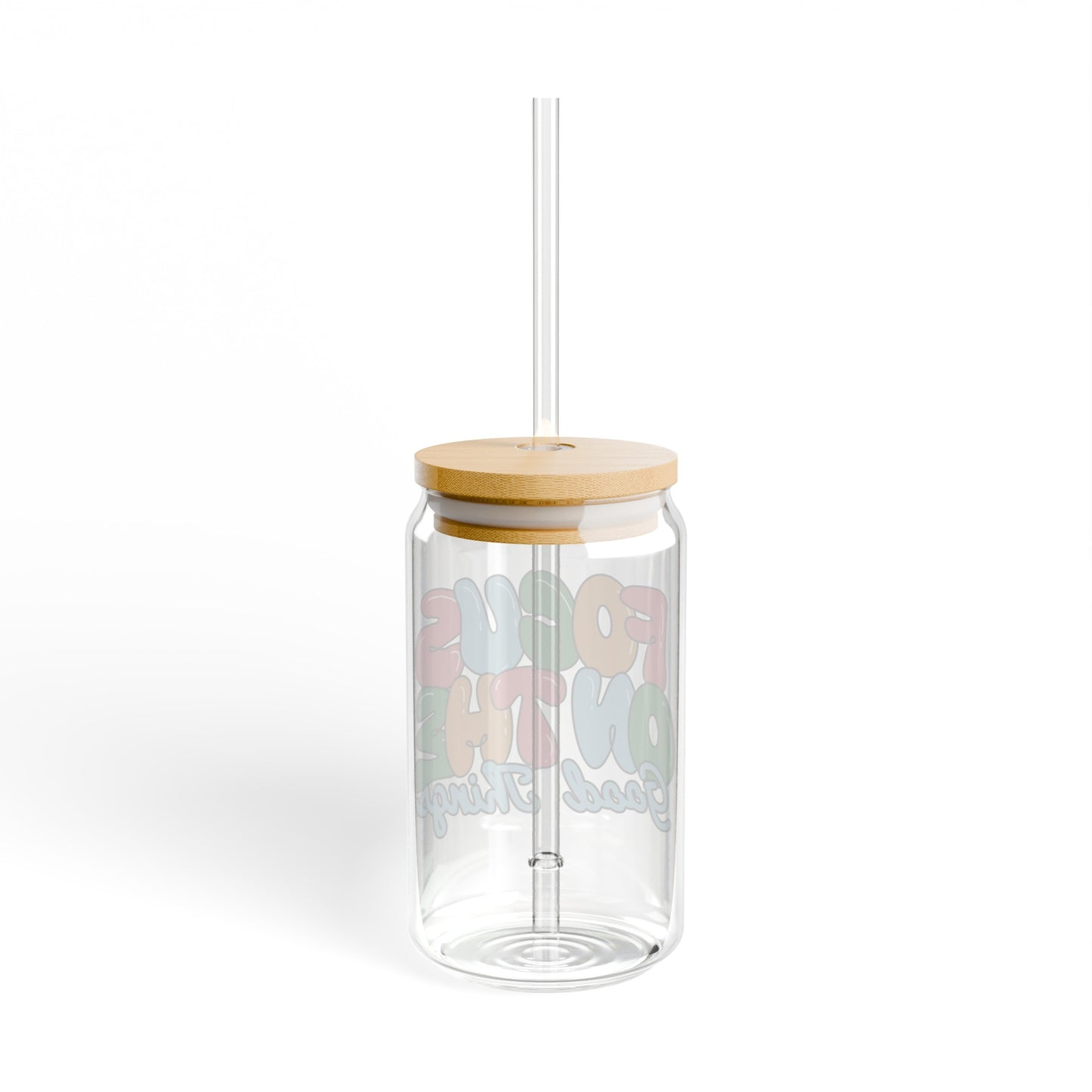 Focus On The Good Sipper Glass, 16oz