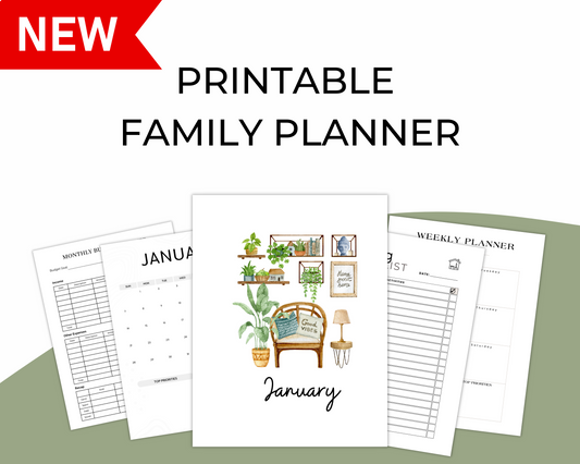 Printable Family Planner