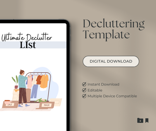 Pre-Filled Ultimate Declutter List