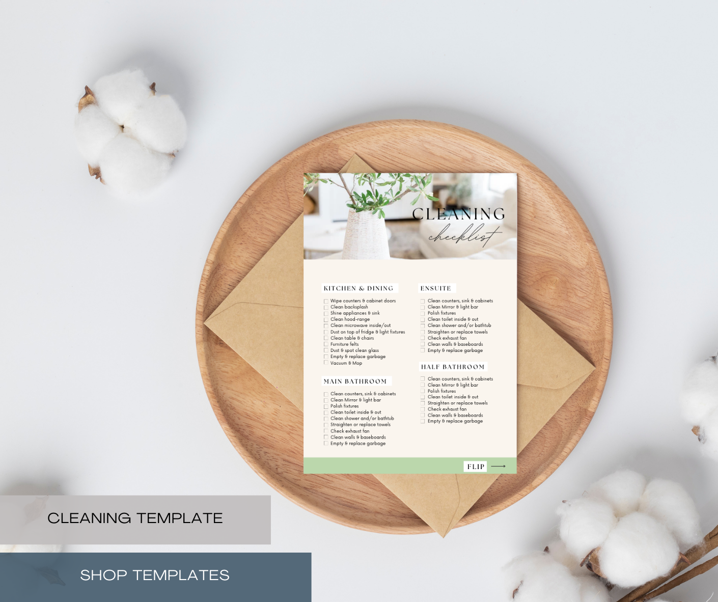 Clean like a pro l Cleaning Template l Digital File