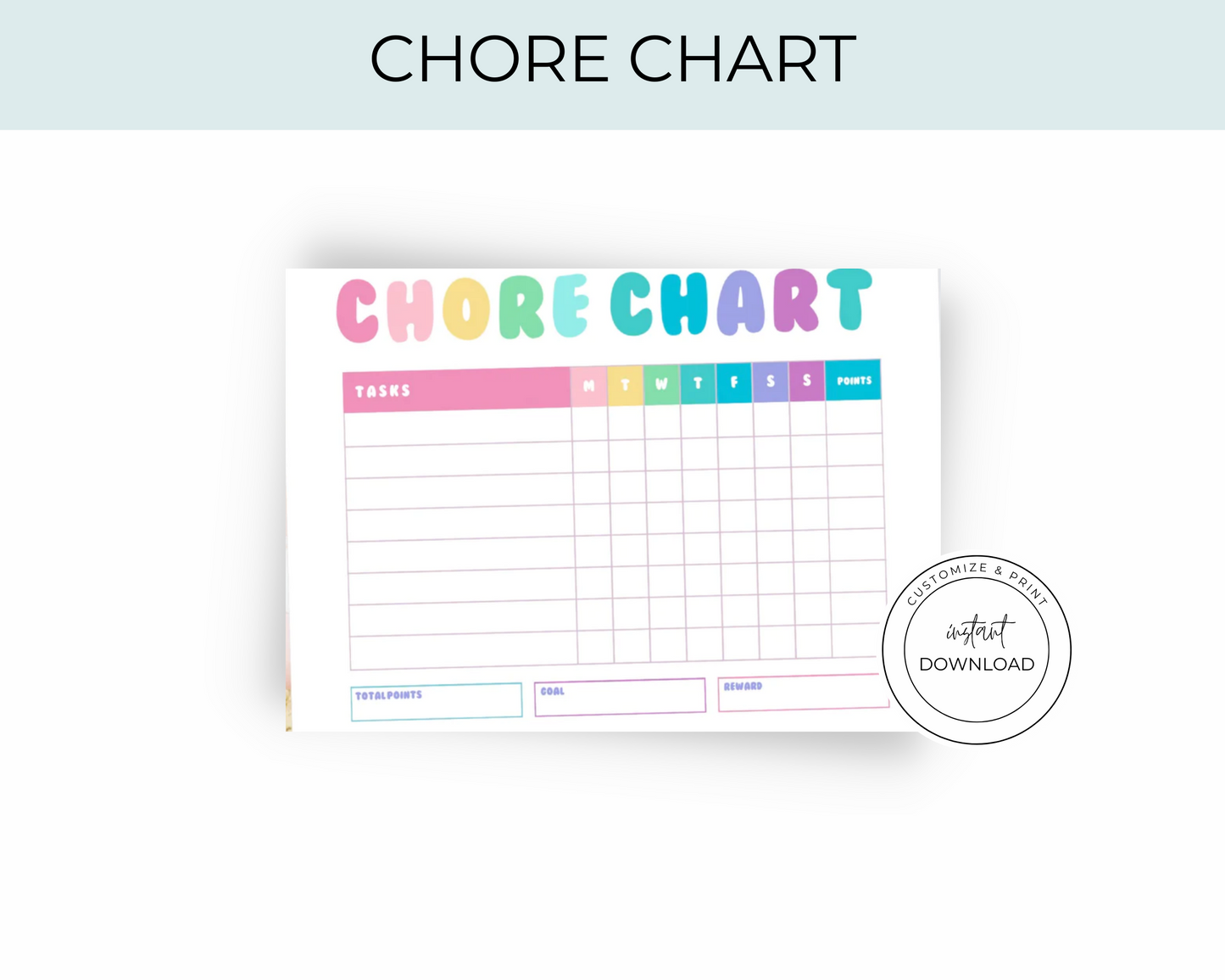 Kids Chore Chart